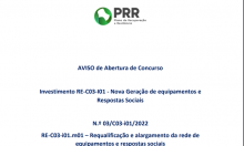 Aviso de Abertura de Concurso PRR