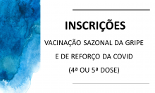 Inscrições - Plano de vacinação