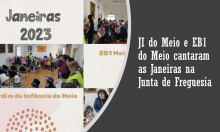 JI do Meio e EB1 do Meio cantaram as Janeiras na Junta de Freguesia