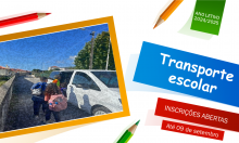 Transporte escolar - Inscrições abertas até 09 de setembro