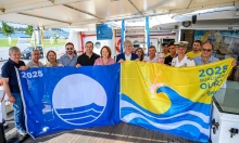 Bandeira Azul e o selo “Qualidade de Ouro”, atribuídos à Praia Norte